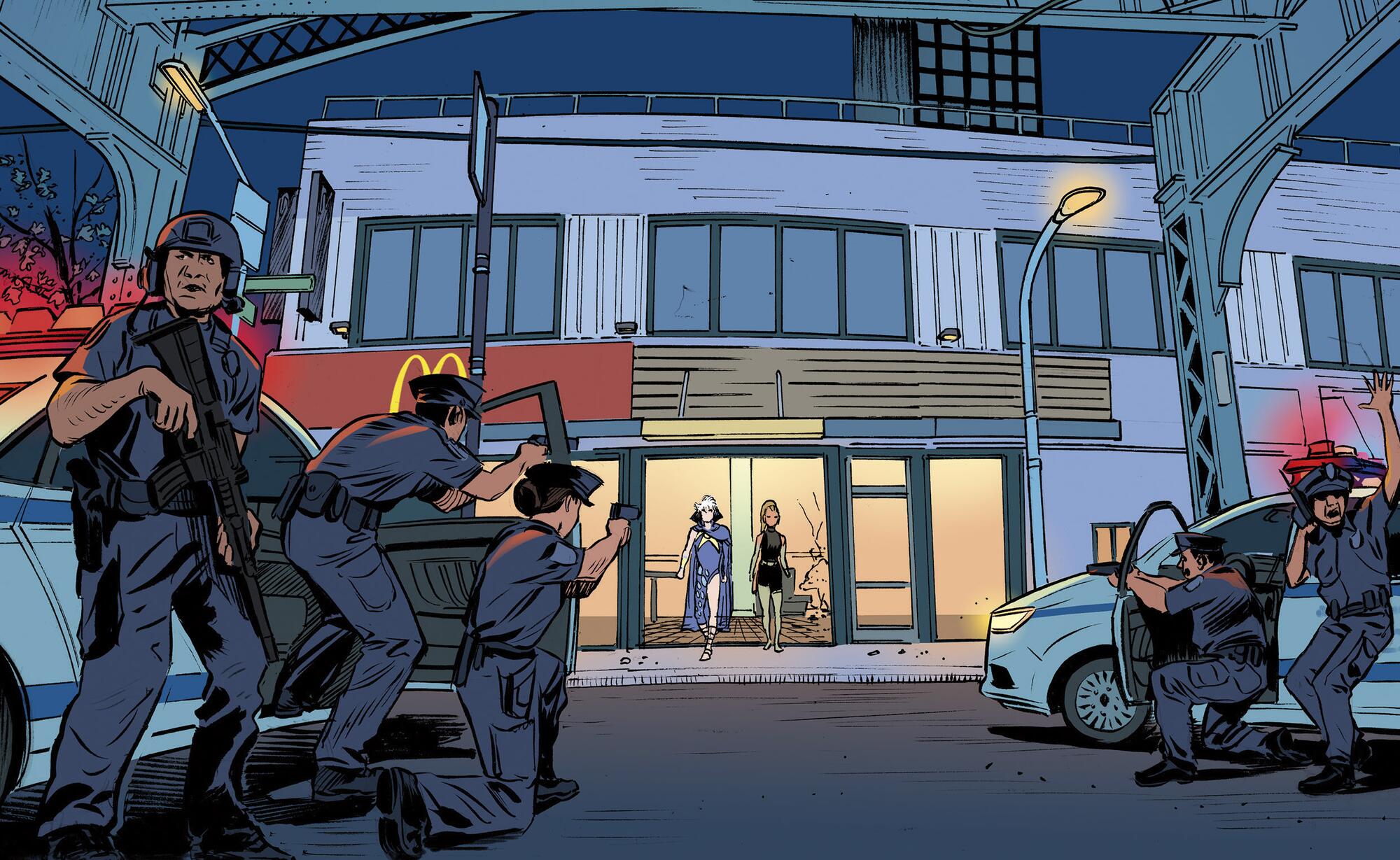 ‘Botere handi batek’, un cómic de superhéroes ambientado en el conflicto político vasco